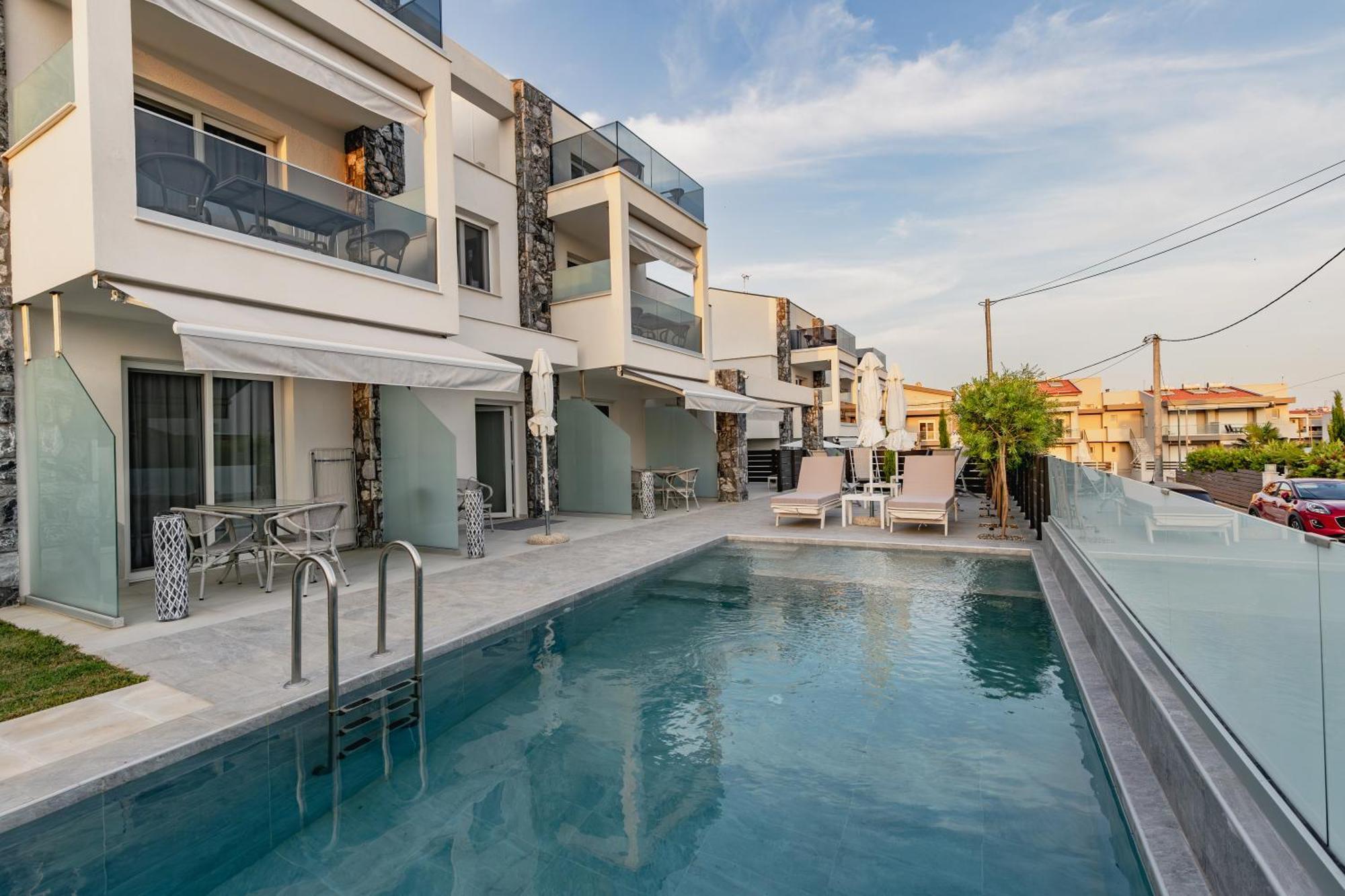 Interni Luxury Living Apartment Nikiti  Bagian luar foto