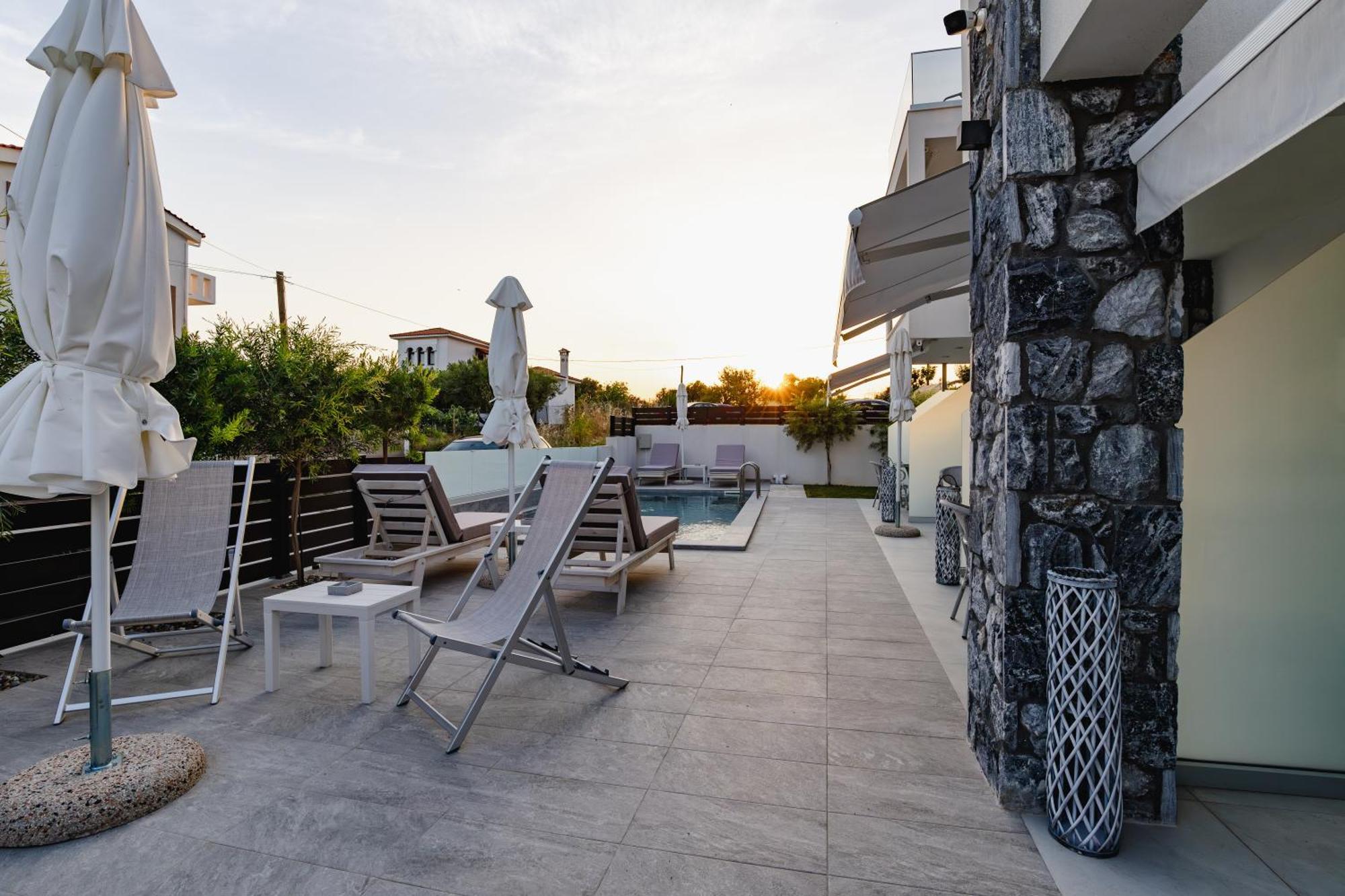 Interni Luxury Living Apartment Nikiti  Bagian luar foto